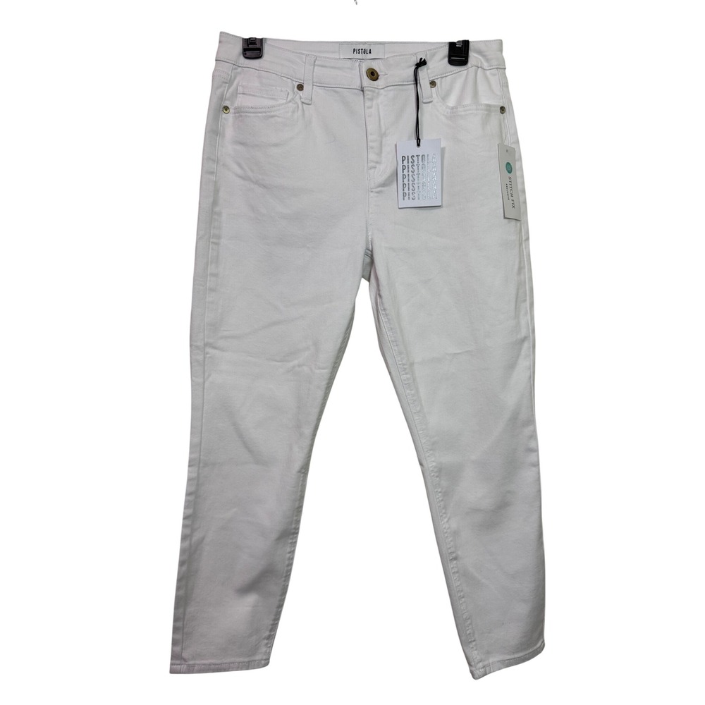 Pistola Oslo White High Rise Skinny Jeans Size 30 NWT